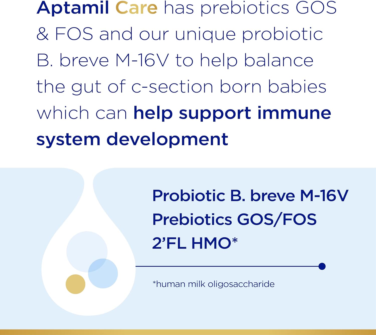 Aptamil Care Stage 2,嬰兒配方奶粉,適合 6 個月以上,也適用於剖腹產嬰兒,含有 DHA 和 ARA、Omega 3 和 6、益生元,不含棕櫚油,28.2 盎司,包裝可能有所不同 - Image 4