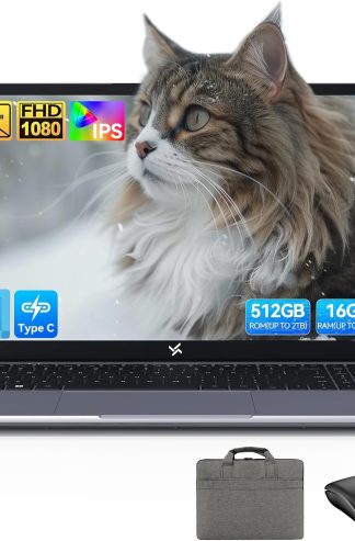 慧盾 2025 筆記本電腦,15.6 英寸大學生和商務筆記本電腦,四核 N150(高達 3.6GHz,擊敗 N95/N97/N100),16GB DDR4 512GB SSD,4K FHD IPS,100W Type-C 快充