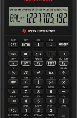 德州儀器 BA II Plus 專業金融計算器