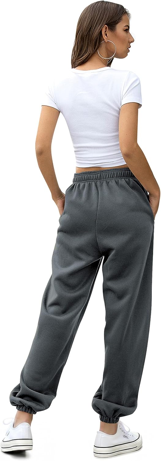 YLDUJ AMUM Women's Sweatpants Casual Drawstring Sweat Pants Workout Athletic Joggers with Pockets - Image 3