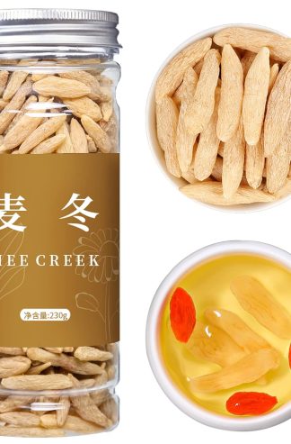 Hee Creek Ophiopogon Herb Mai Dong 8.11oz/ 230g Chinese Herb Ophiopogon Japonicus, Often Pairing with Astragalus Root American Ginseng for Nourishment, Sulfur Free, Caffeine Free 麦冬 麦冬粒 四宝茶原料
