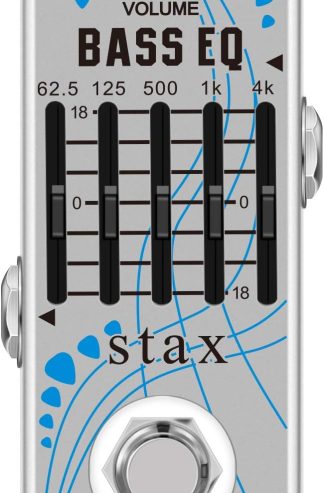 Stax 均衡器吉他踏板模擬 5 頻段圖形均衡器吉他效果器真正旁路