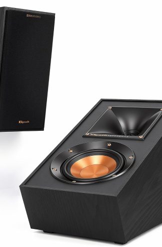Klipsch R-41SA Powerful Detailed Home Speaker Set of 2 Black