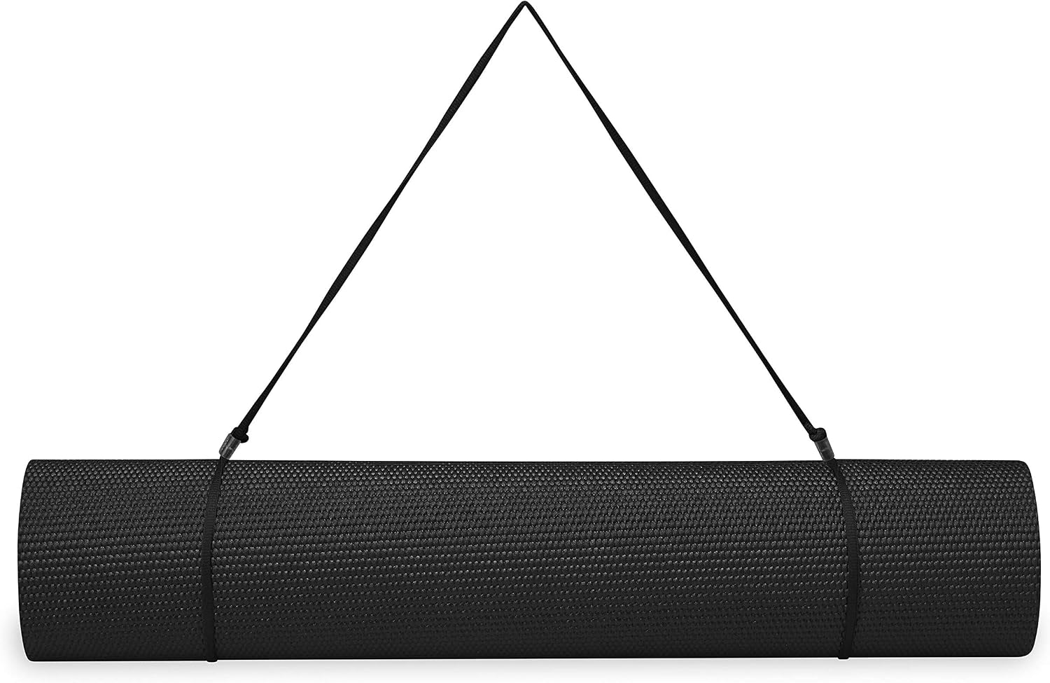 Gaiam Essentials 1/4" Thin (6mm) Yoga & Pilates, Fitness & Exercise Mat with Easy-Cinch Carrier Strap Cusion Support For Fitness and Gym Workouts - Image 7