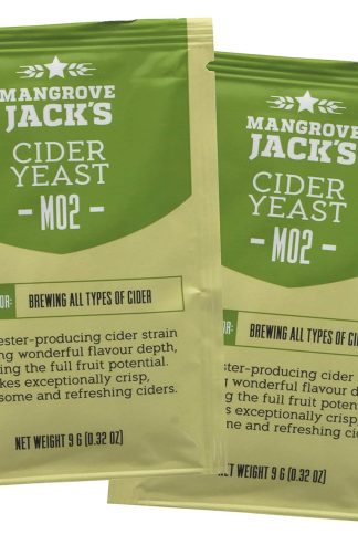 2x紅樹林杰克的酵母蘋果酒M02手工藝系列酵母9G零食23L