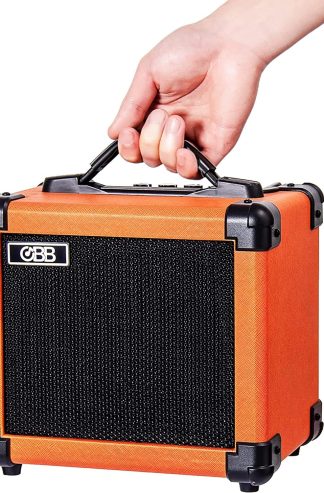 OBB Dual-Powered Bluetooth Guitar Amp, with 3-Year Warranty，Portable Electric Guitar Amplifier with 10W Speaker, Amplifier Includes Gain/Bass/Treble knob
