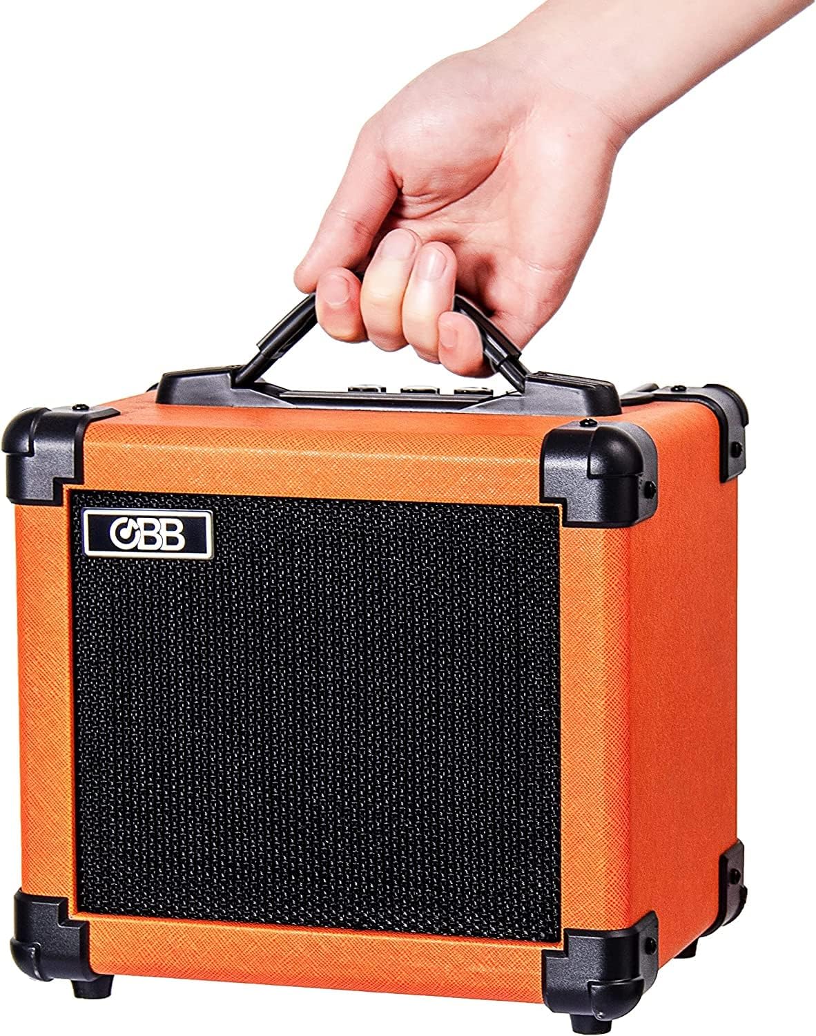 OBB Dual-Powered Bluetooth Guitar Amp, with 3-Year Warranty,Portable Electric Guitar Amplifier with 10W Speaker, Amplifier Includes Gain/Bass/Treble knob