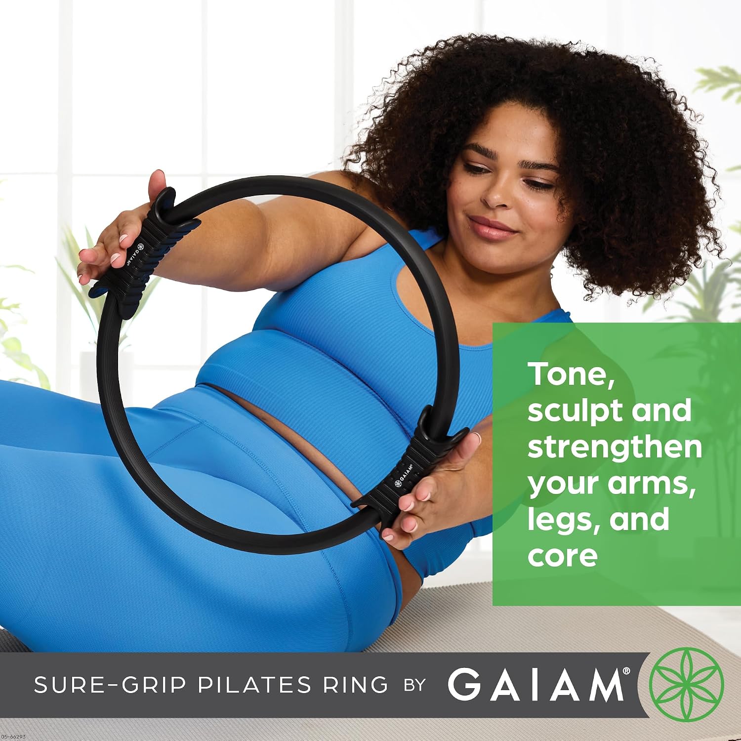 Gaiam Pilates Ring Fitness Circle, Toning Arms, Legs & Core - Image 2