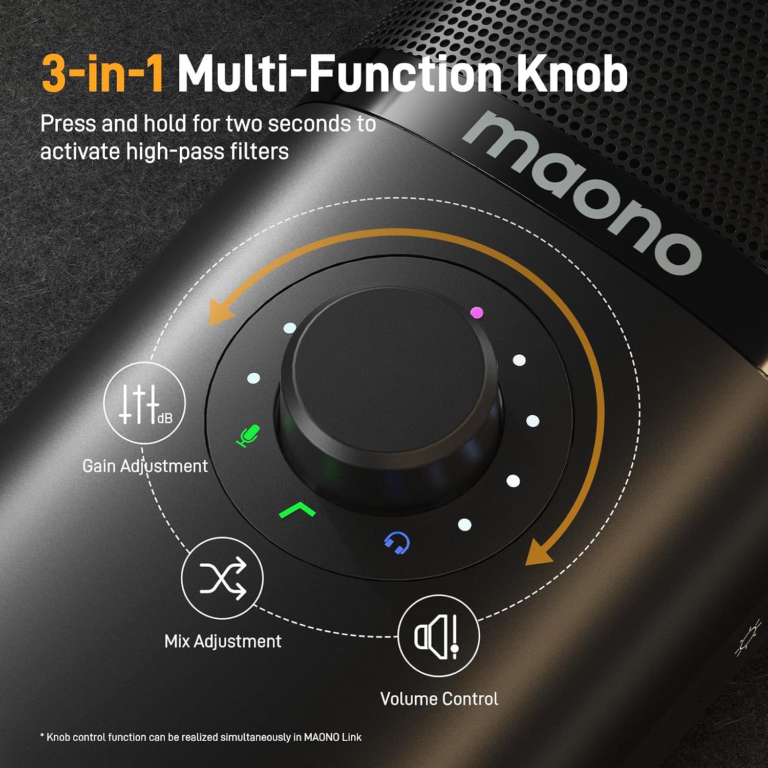 MAONO USB Studio Microphone for Streaming, Recording, Podcasting, Singing - Image 4
