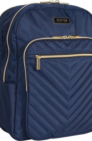 Kenneth Cole REACTION 女式切爾西 V 型 15 吋筆記型電腦和平板電腦背包，海軍藍