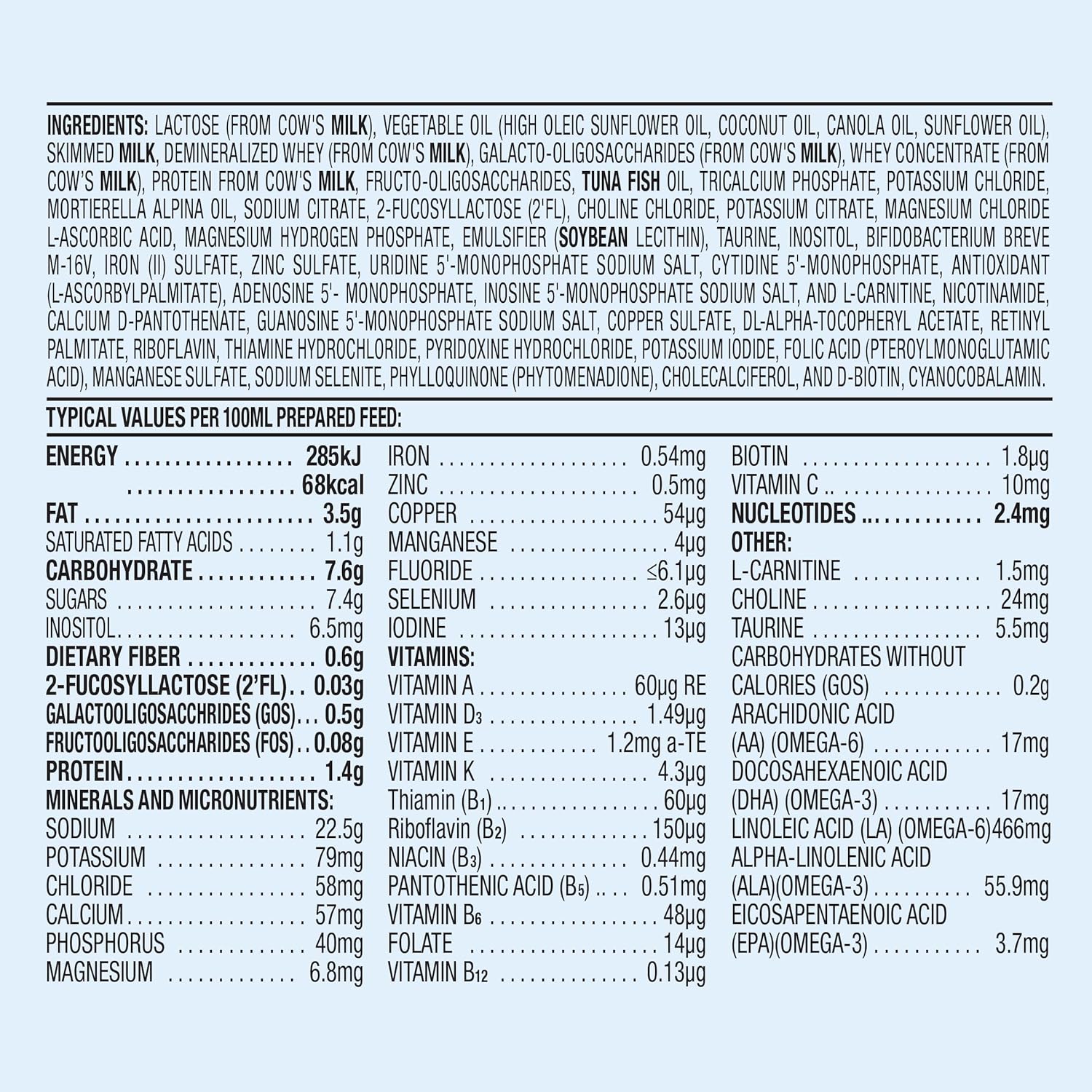 Aptamil Care Stage 2,嬰兒配方奶粉,適合 6 個月以上,也適用於剖腹產嬰兒,含有 DHA 和 ARA、Omega 3 和 6、益生元,不含棕櫚油,28.2 盎司,包裝可能有所不同 - Image 7