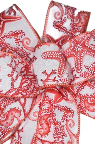 10" 有線珊瑚海濱花環弓