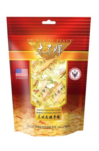 和平王子花旗參根糖 (6oz)