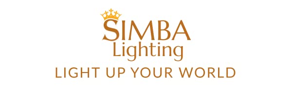 simba lighting light up your world brand logo slogan